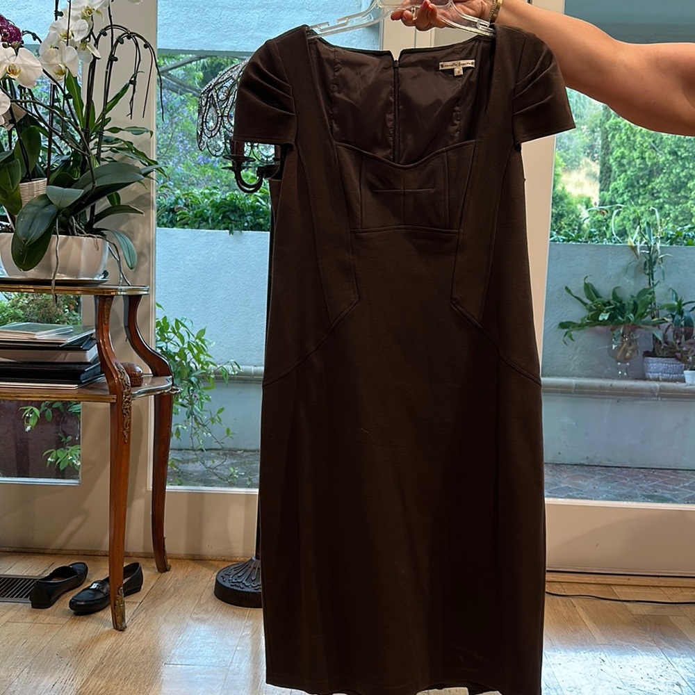 Brown cocktail dress, size 12